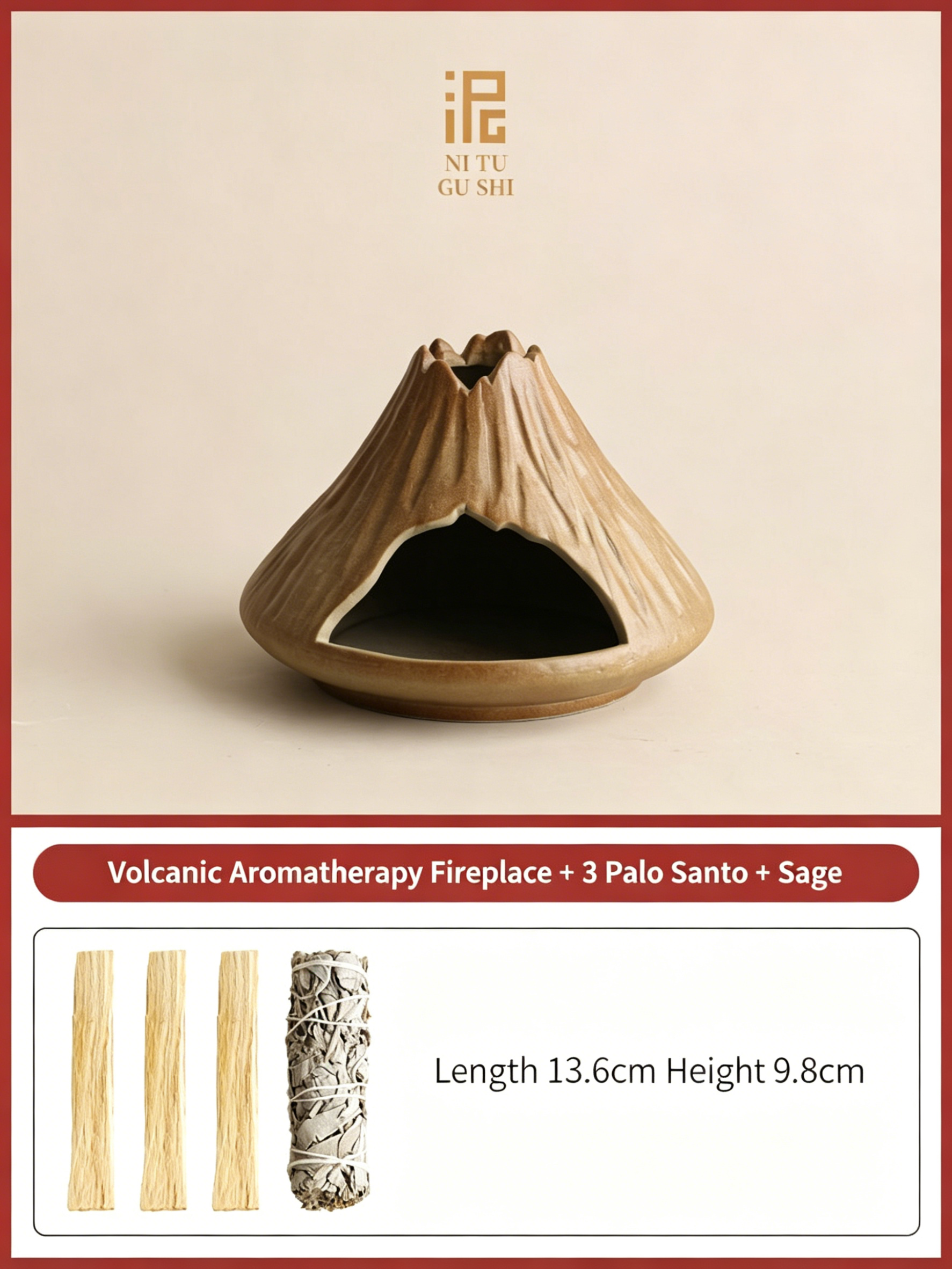 Sanctuary from the Core – Ceramic Smudge & Palo Santo Set