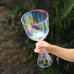 The Chromatic Chalice – Portable Rainbow Crystal Singing Bowl