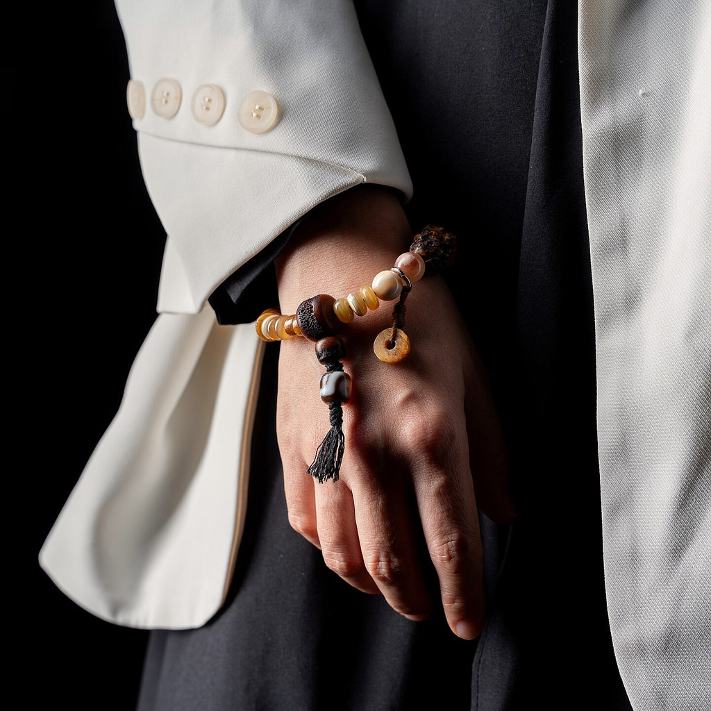 The Bone Totem – Multi‑Treasure Himalayan Mala