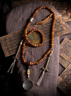 The Eternal Bond – Hand-Carved Aged Yak Bone Mala