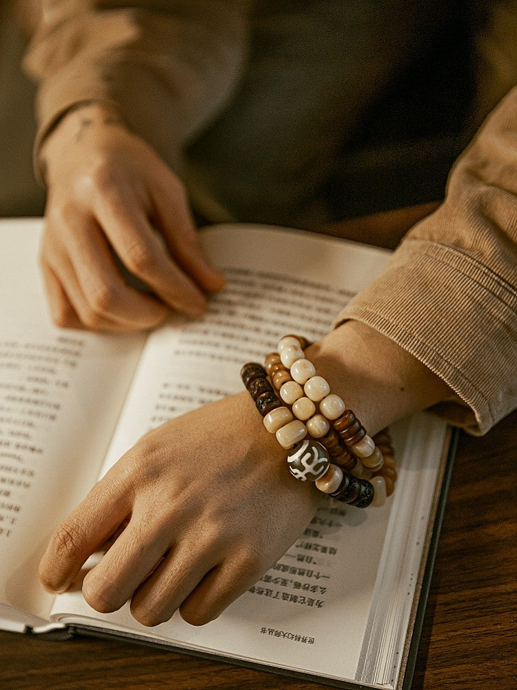 The Bone Totem – Multi‑Treasure Himalayan Mala