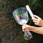 The Chromatic Chalice – Portable Rainbow Crystal Singing Bowl