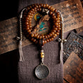 The Eternal Bond – Hand-Carved Aged Yak Bone Mala