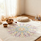 The Mandala Hearth – Sacred Geometry Meditation Mat