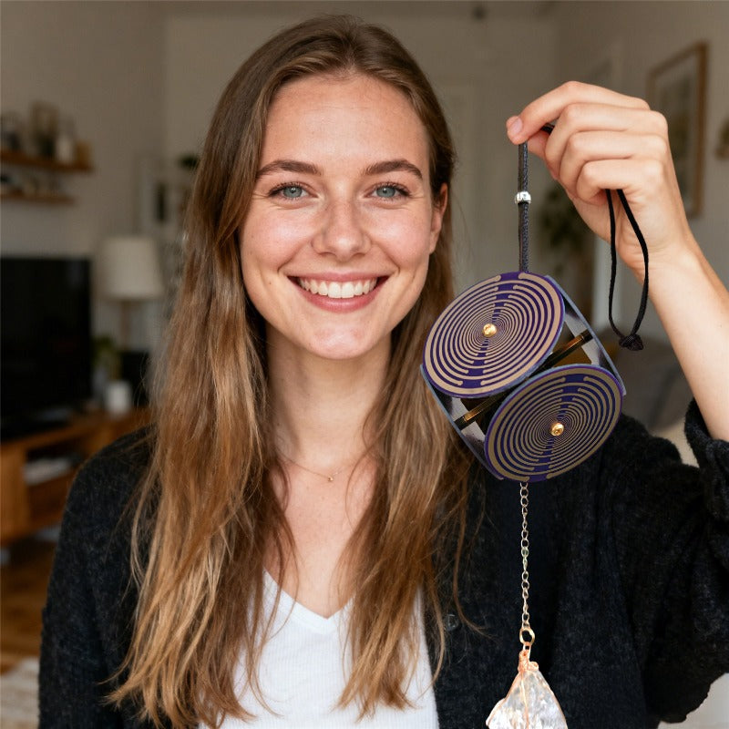 "Personal Energy Field · Anti-Interference Meditation" MWO Polarizing Disc Pendant | Radiation Protection · Magnetic Field Purification · Spirit Pendulum Healing · Meditation and Yoga Essential Item