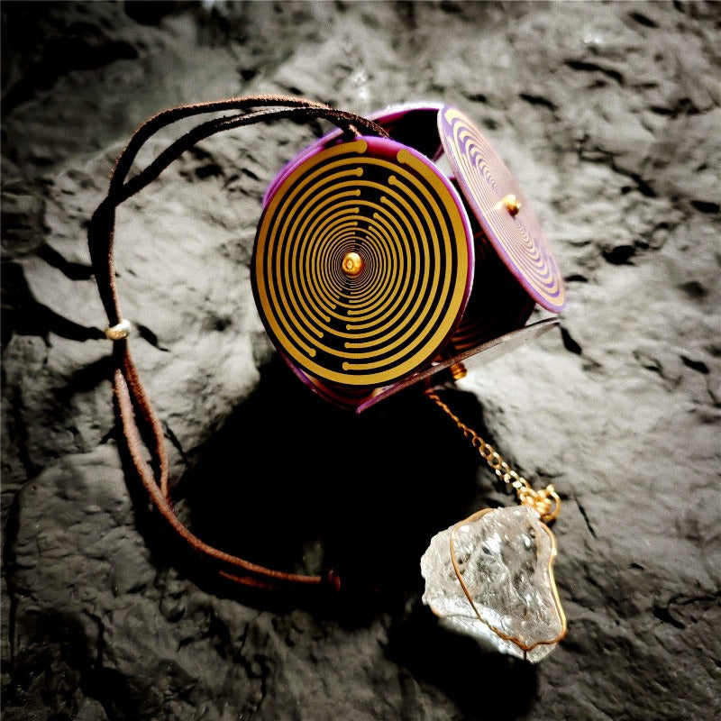 "Personal Energy Field · Anti-Interference Meditation" MWO Polarizing Disc Pendant | Radiation Protection · Magnetic Field Purification · Spirit Pendulum Healing · Meditation and Yoga Essential Item