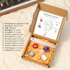 Twelve Constellation Natural Crystal Set