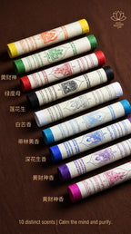 The Leaf of Enlightenment – Hand‑Rolled Tibetan Incense Sticks