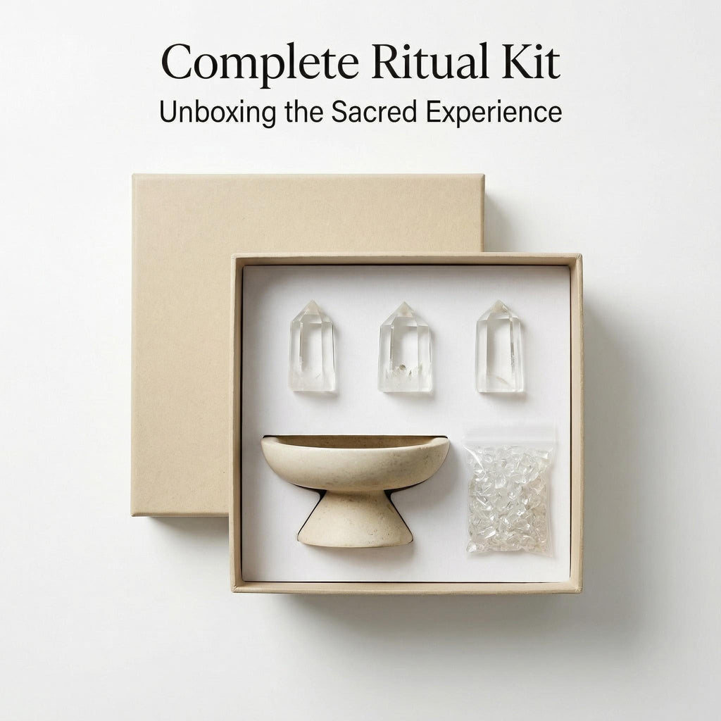 The Throne of Purity – Natural Clear Quartz Cave