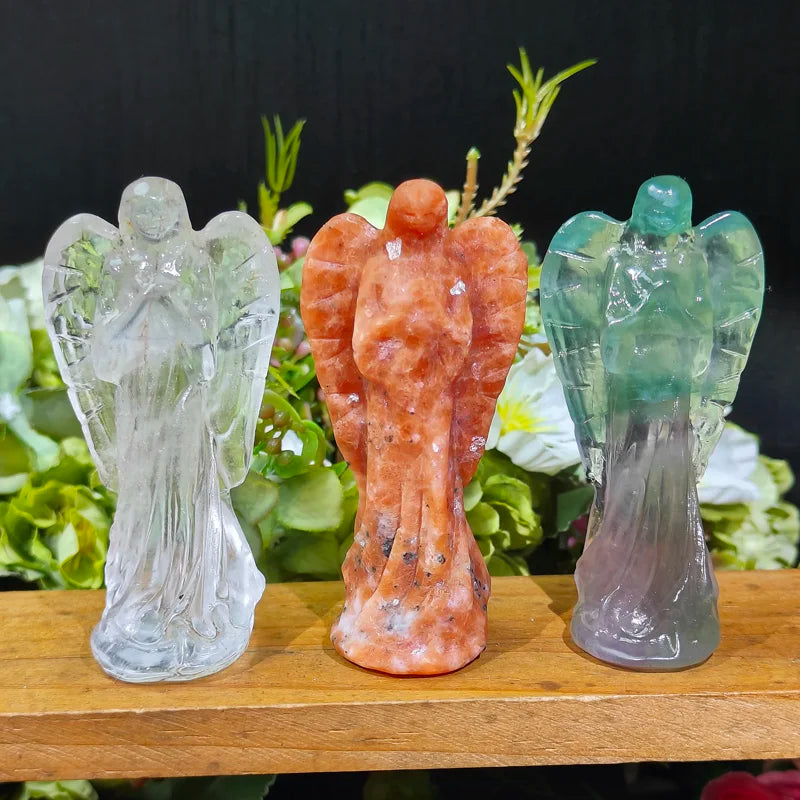 Heart Resonance | Rose Quartz Memorial Angel