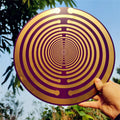 Sacred Geometric Energy Disk, Imported 33cm MWO Polarizing Disk, Lakhovsky Frequency, Purifying Space Energy Field