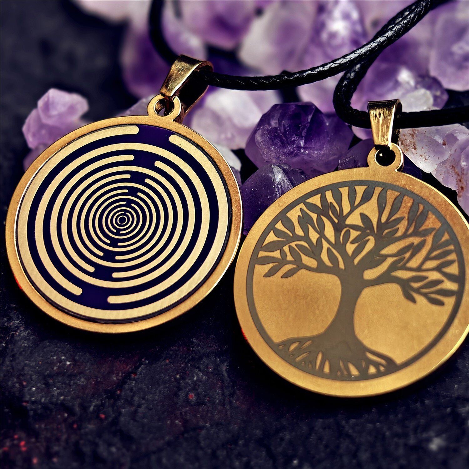 Divine Geometry Amulet MWO Energy Necklace