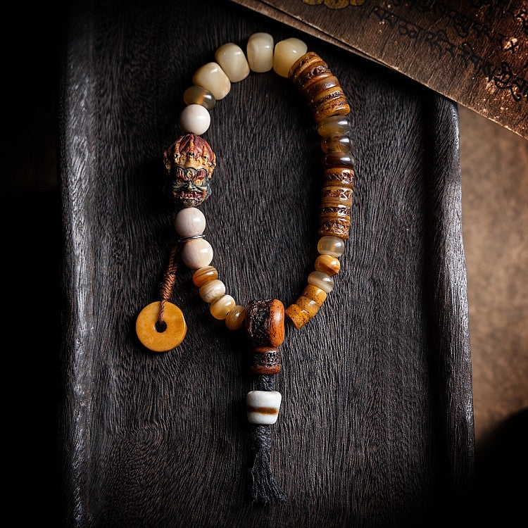The Bone Totem – Multi‑Treasure Himalayan Mala