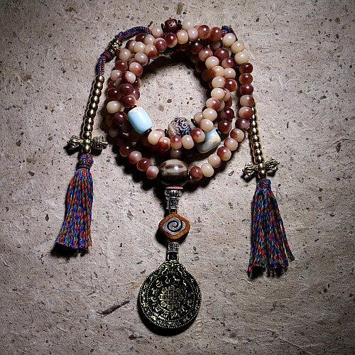 The Nomad's Bone – 108‑Bead Camel Bone Mala