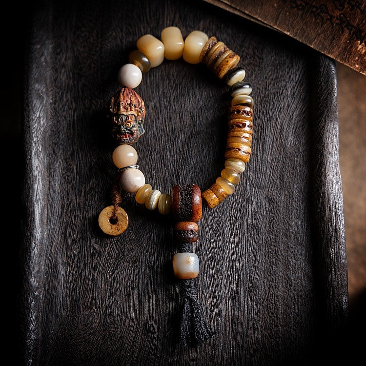 The Bone Totem – Multi‑Treasure Himalayan Mala