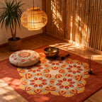 The Mandala Hearth – Sacred Geometry Meditation Mat