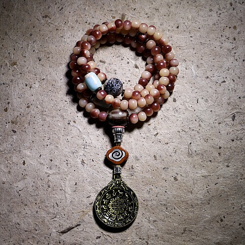 The Nomad's Bone – 108‑Bead Camel Bone Mala