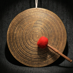 Mantra Resonance – Nepalese Hand-Engraved Six-Syllable Mantra Brass Gong