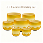 Celestial Gilding | 24K Gold-Infused 432Hz Wealth & Abundance Singing Bowl Set (Elite Edition)