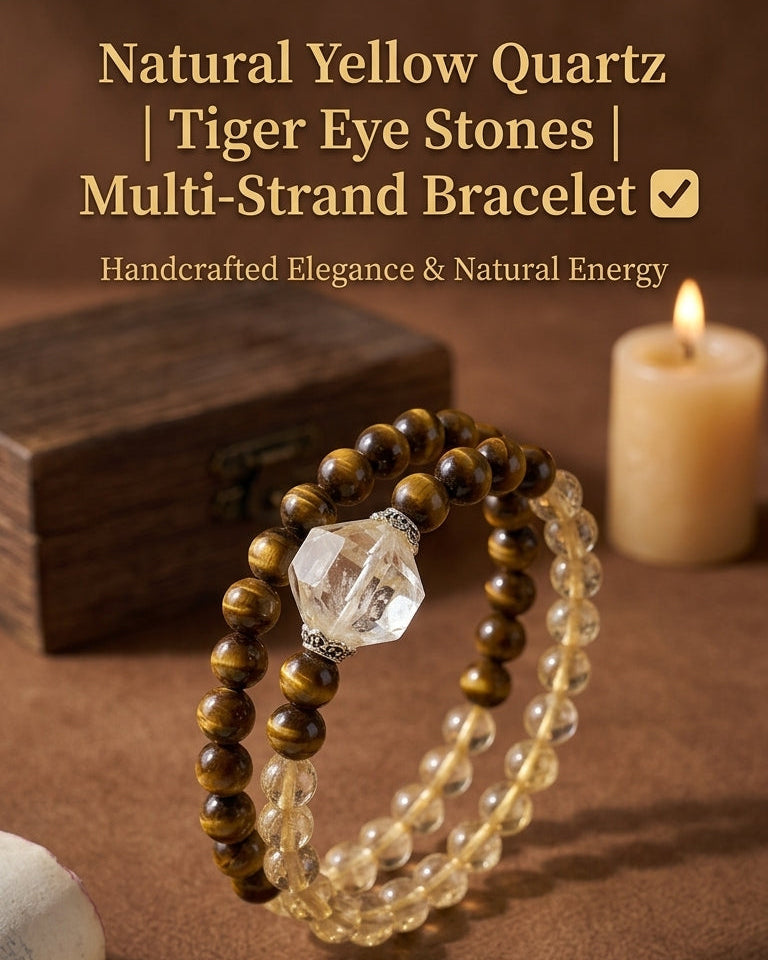 Wealth & Willpower Double-Layer Mala Bracelet