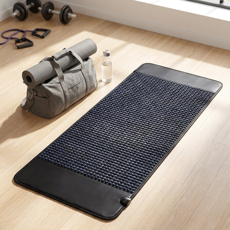 Advanced Amethyst PEMF Infrared Mat for stress relief and cellular frequency wellness.