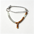 Vintage Tea Glow – Agate & Crystal Pet Guardian Necklace