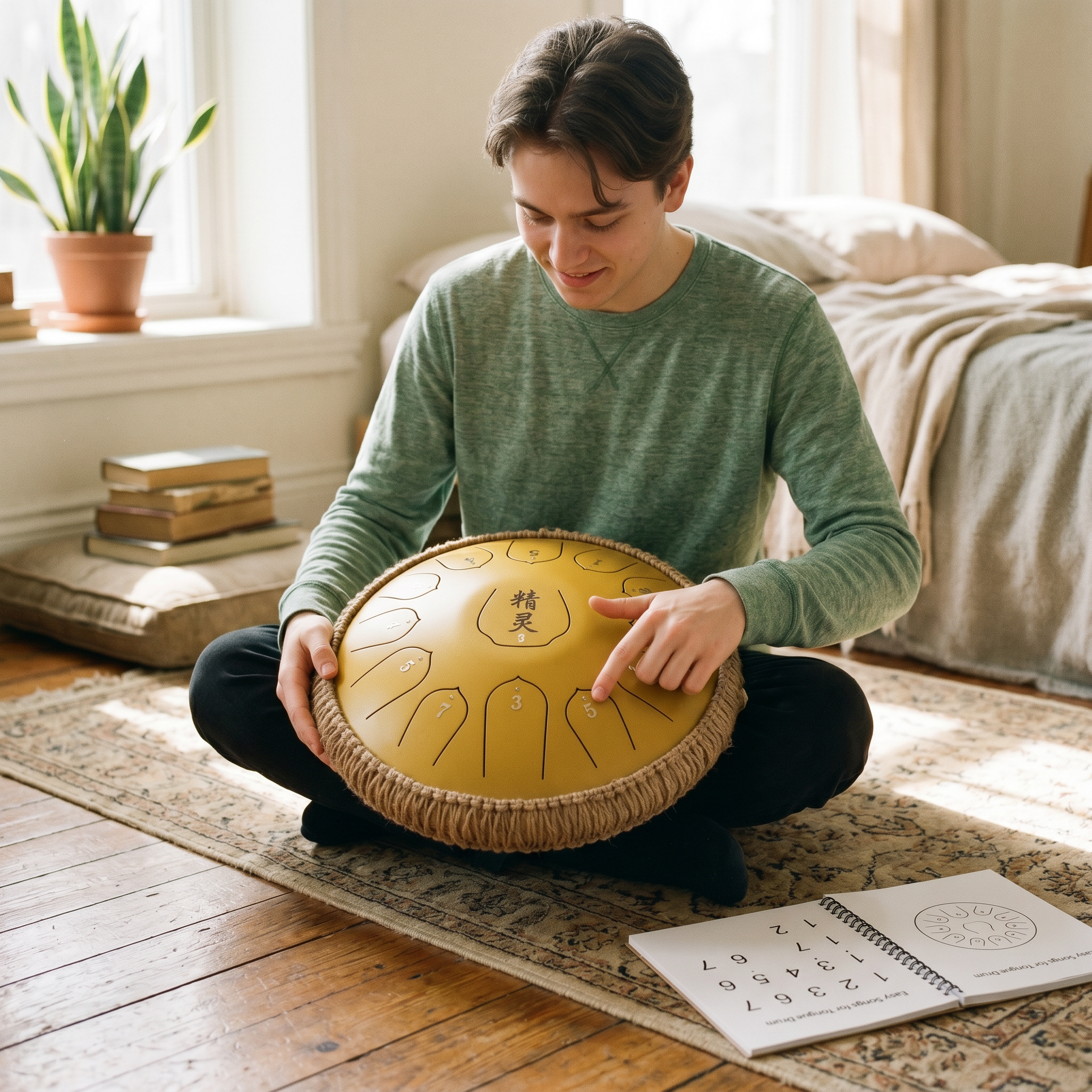 The Geometric Psalm – TKH Professional-grade Handpan / Tongue Drum