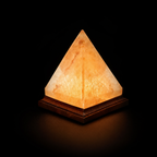 Natural Himalayan Pyramid Salt Lamp | Air Purifier · Attracting Wealth and Gathering Energy Decorative Item