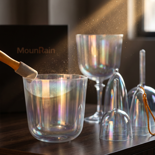 Aurora Collection Crystal Singing Bowls | Portable Sound Healing Instruments