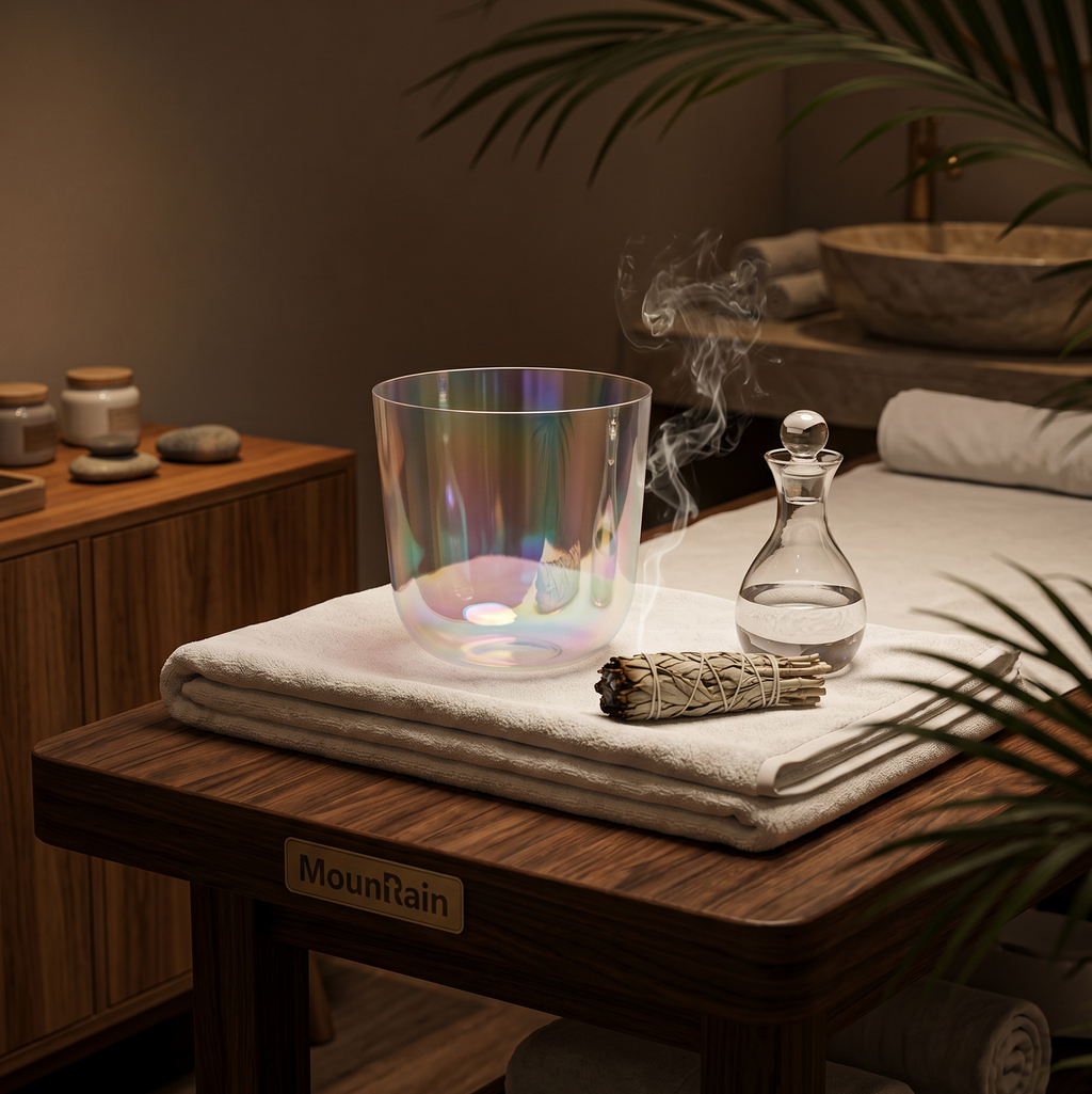 Aurora Collection Crystal Singing Bowls | Portable Sound Healing Instruments