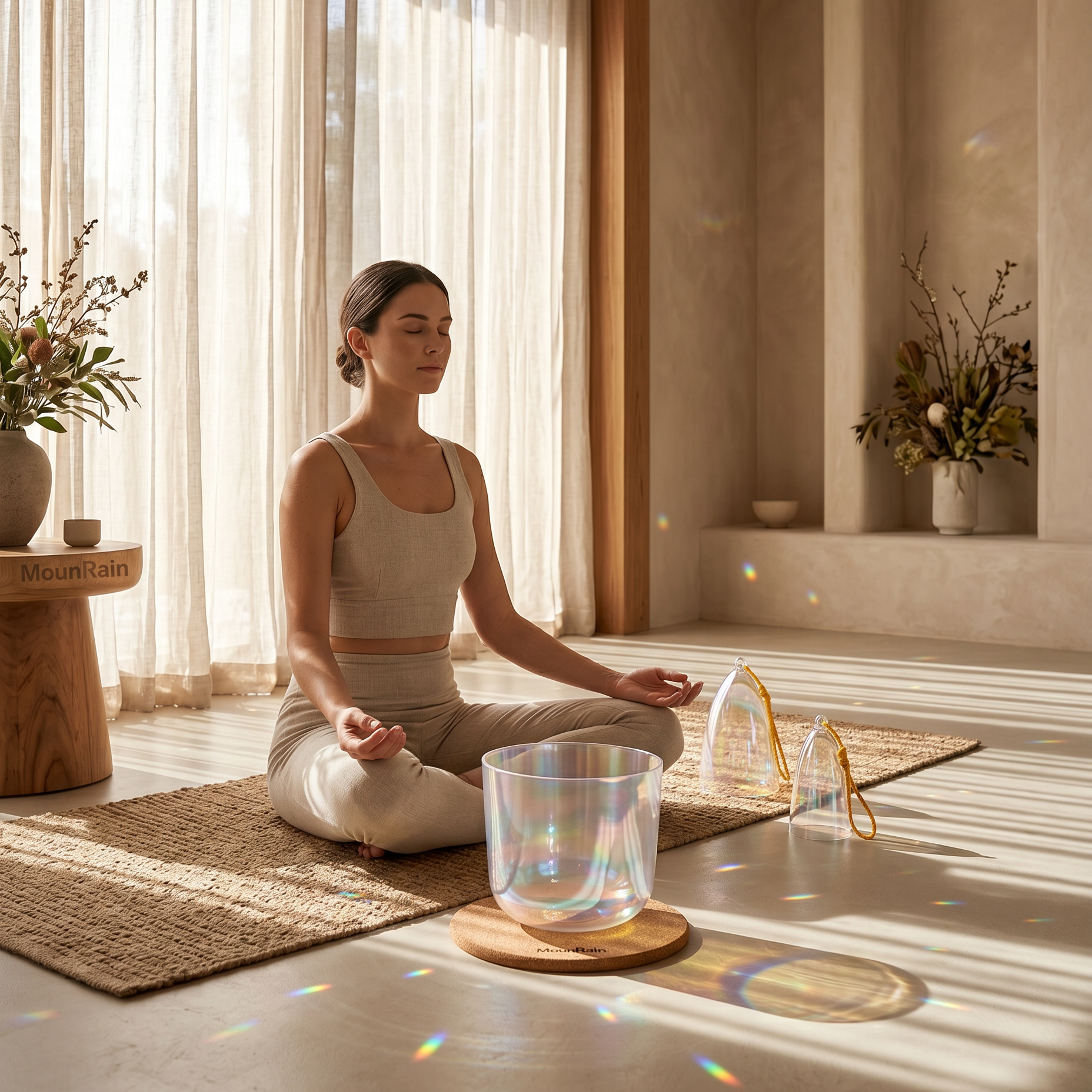 Aurora Collection Crystal Singing Bowls | Portable Sound Healing Instruments